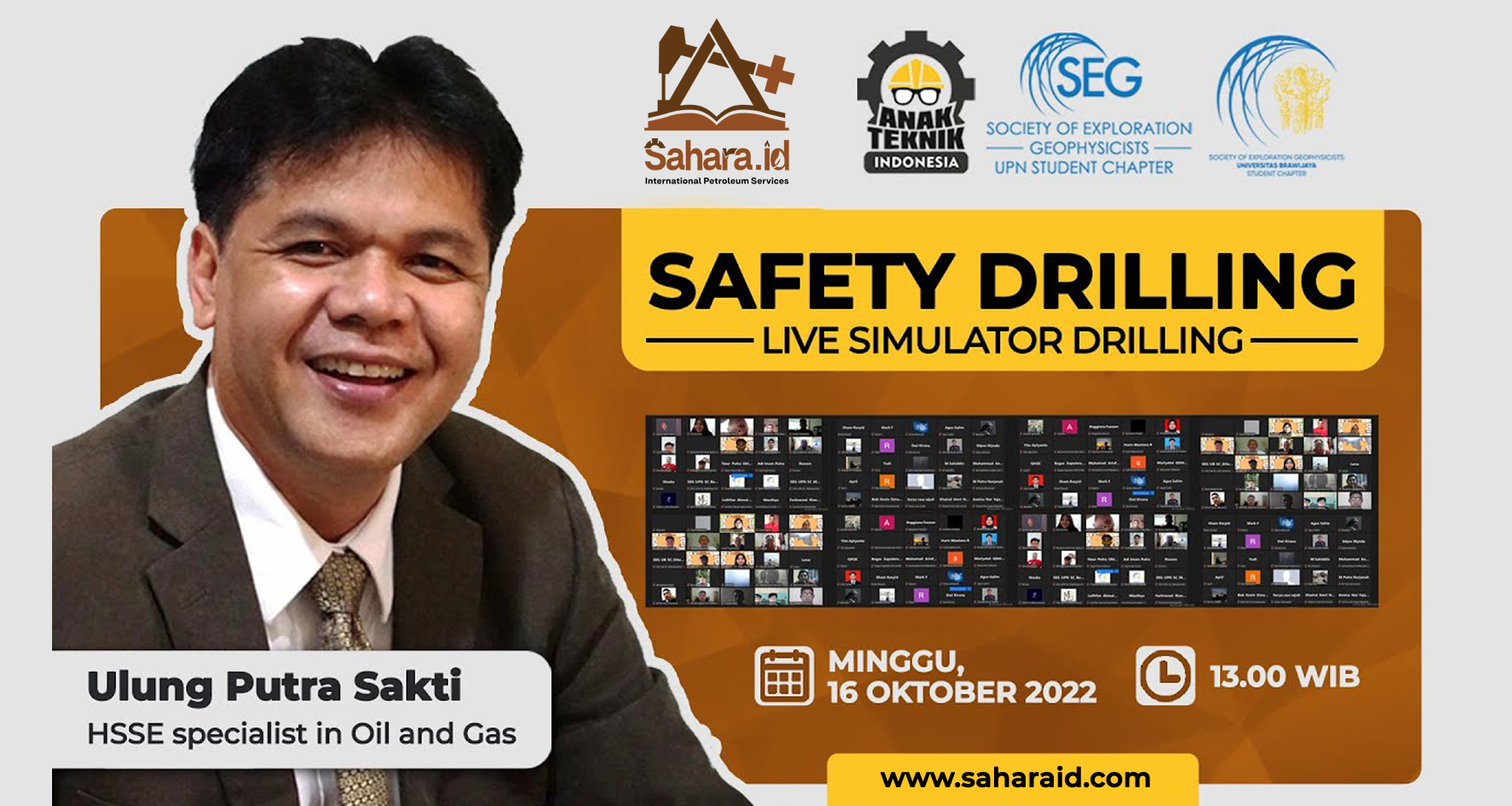 Alam Alsahara Indonesia Gelar Webinar Mengenai Keamanan dan Keselamatan Operasi Pengeboran Migas